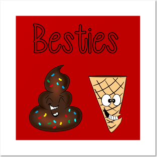 Besties_Chocolate Posters and Art